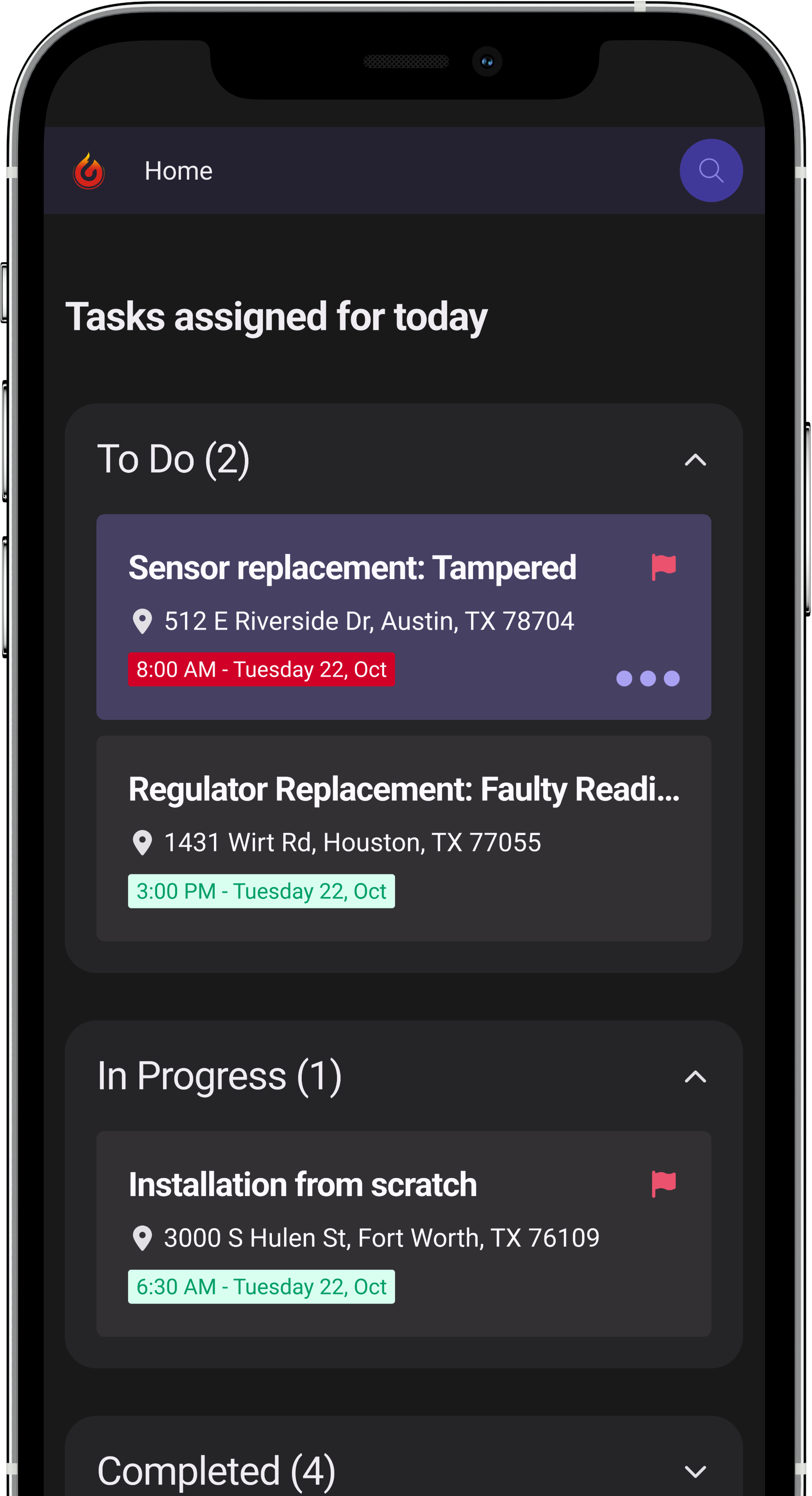 Installer Mobile App